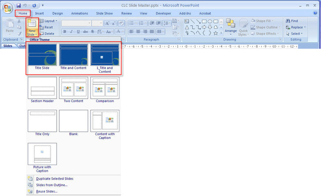 how to edit master slide in powerpoint 2010